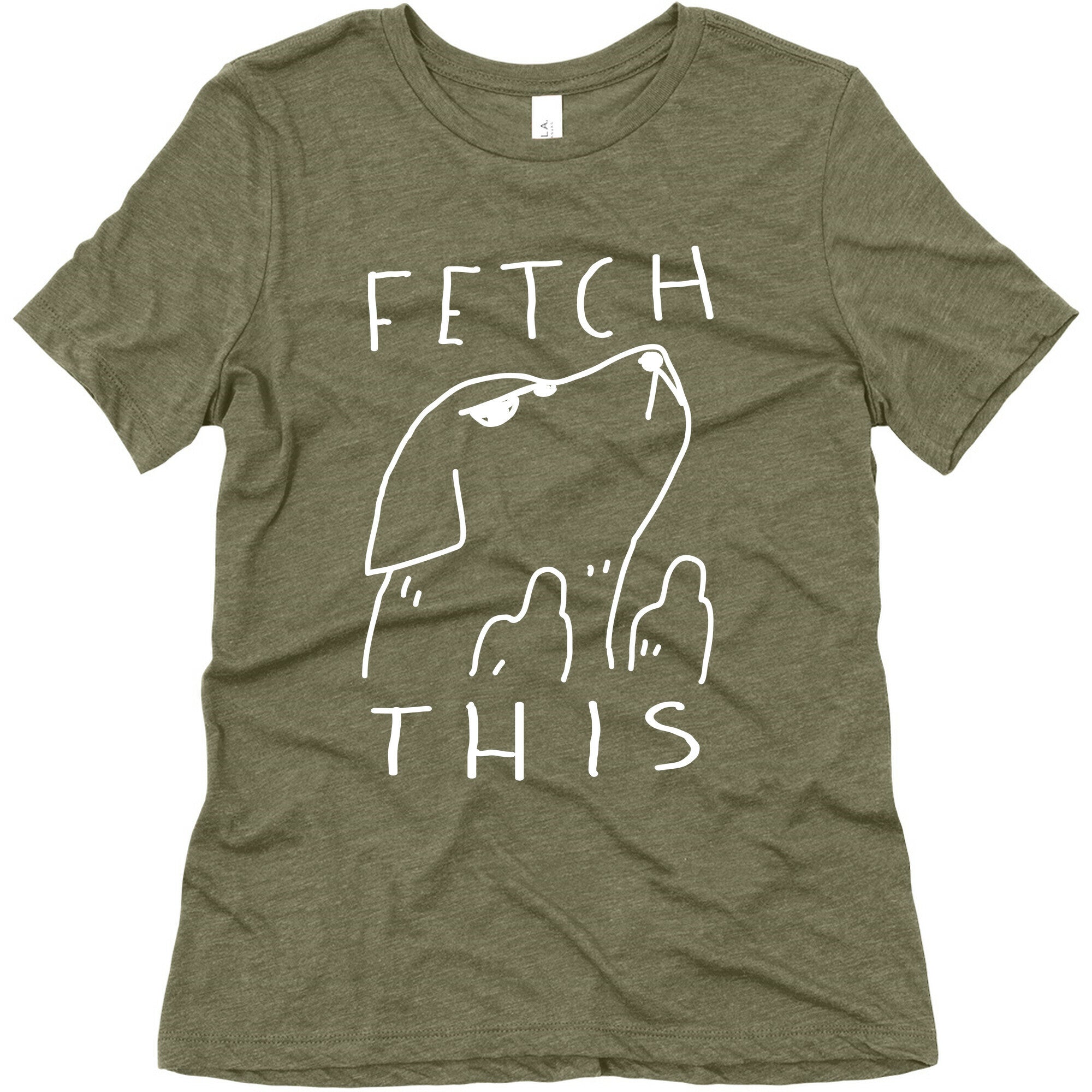 Fetch This Dog Women's Triblend Tee